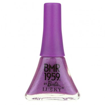 Т20049 Lukky Barbie BMR1959 Лак для ногтей цвет Темно-Малиновый (Ежевичный), блистер, объем 5,5 мл.